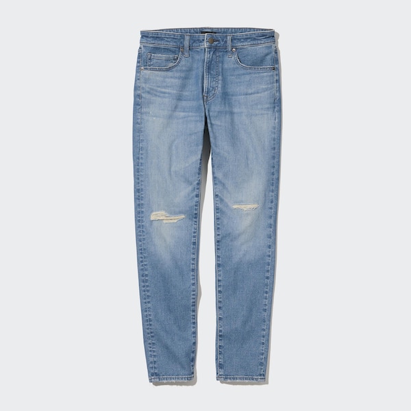 Uniqlo Ultra Stretch Distressed Miesten Farkut Sininen | 0468-JTVEG