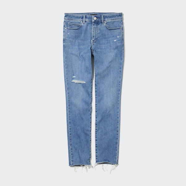 Uniqlo Ultra Stretch Distressed Naisten Farkut Sininen | 3671-HNIME