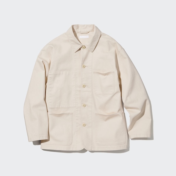 Uniqlo Utility Miesten jackets Valkoinen | NJXYDC-346