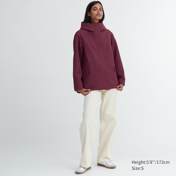 Uniqlo Utility Naisten Parka Viininpunainen | 5604-IGXVZ