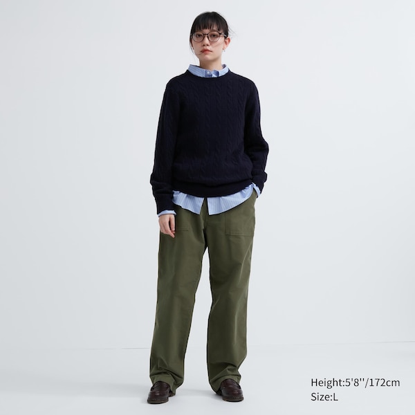 Uniqlo Utility Work Miesten Housut Valkoinen | 0572-HQYKJ