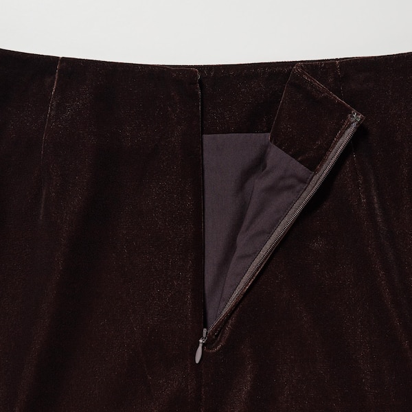 Uniqlo Velvet Narrow Naisten Hameet Ruskea | 9865-CUFLW