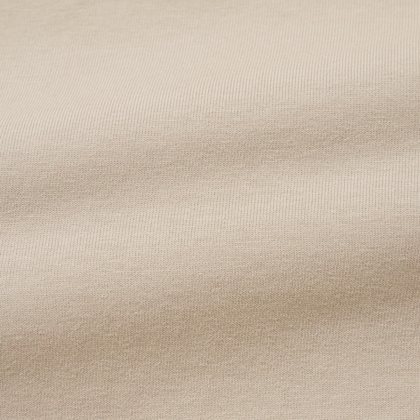 Uniqlo Washed Cotton Crew Neck Long-Sleeve Miesten Puserot Beige | 5163-TZIRL