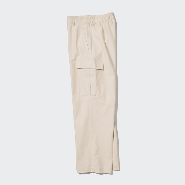 Uniqlo Wide Straight Cargo Naisten Housut Valkoinen | 5031-VWGOY